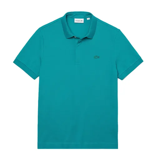 Thời trang Lacoste Nam Xanh mòng két - Áo Polo Nam Lacoste Men's Paris Regular Fit Stretch Piqué Shirt PH5522 F5T Màu Xanh Mòng Két Size 4 - Vua Hàng Hiệu