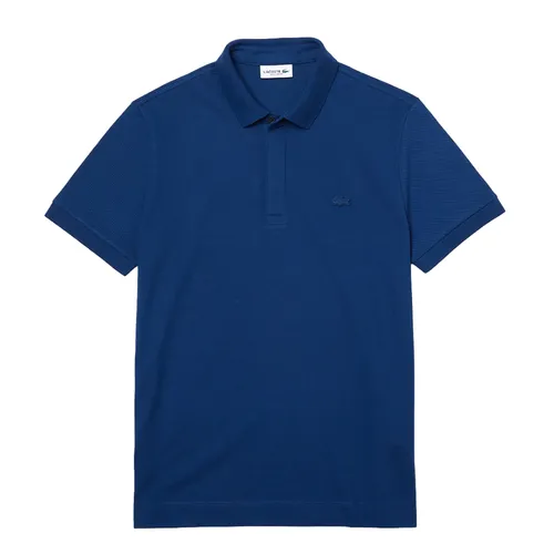 Lacoste - Áo Polo Nam Lacoste Men's Paris Regular Fit Stretch Piqué Shirt PH5522 HBM Màu Xanh Biển Đậm Size 3 - Vua Hàng Hiệu