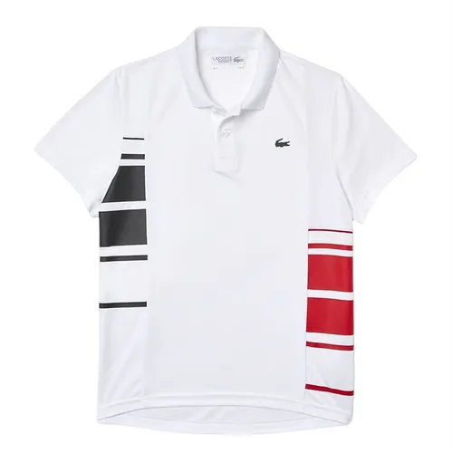 Áo Polo Nam Lacoste Men's Sport Color Block And Mesh DH0866 GGC Màu Trắng Size 2 - Thời trang - Vua Hàng Hiệu