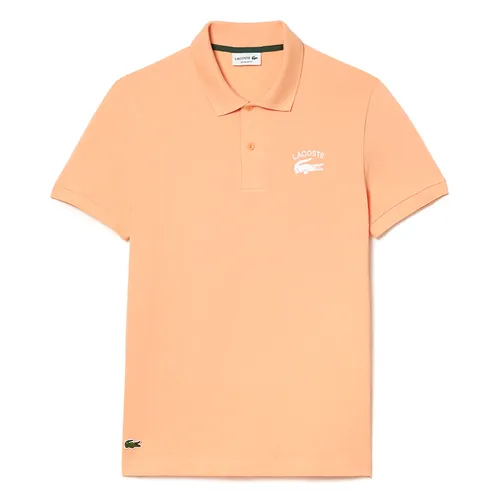 Áo Polo Nam Lacoste Regular Fit Logo Polo Shirt PH9535 HEB Màu Cam Sữa Size 2