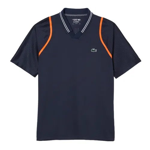 Thời trang Áo Polo - Áo Polo Nam Lacoste Tennis Daniil Medvedev Polo Shirt DH1961 KXE Màu Xanh Đen Size 4 - Vua Hàng Hiệu