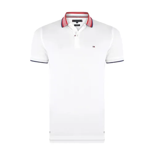 Áo Polo Nam Tommy Hilfiger Man Regular Fit TO6569766 Màu Trắng Size XL - Thời trang - Vua Hàng Hiệu