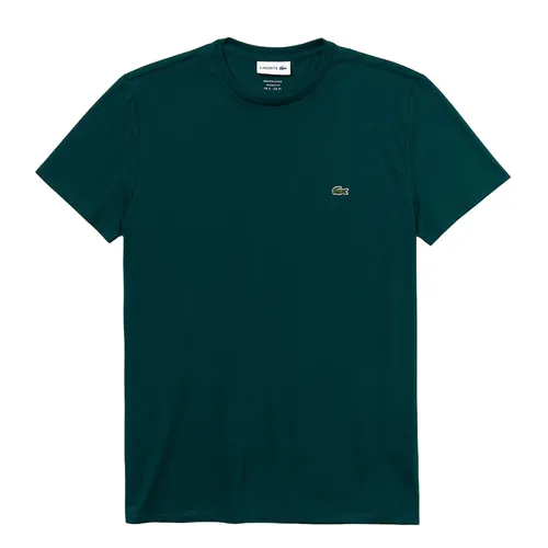 Áo Thun Nam Lacoste Men's Crew Neck Pima Cotton Jersey T-Shirt TH6709 GFS Màu Xanh Green Size 2