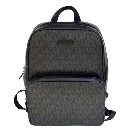 Balo Michael Kors MK Everett Black Front Pocket Large Backpack 87F2LEVB9B Màu Đen - Túi xách - Vua Hàng Hiệu