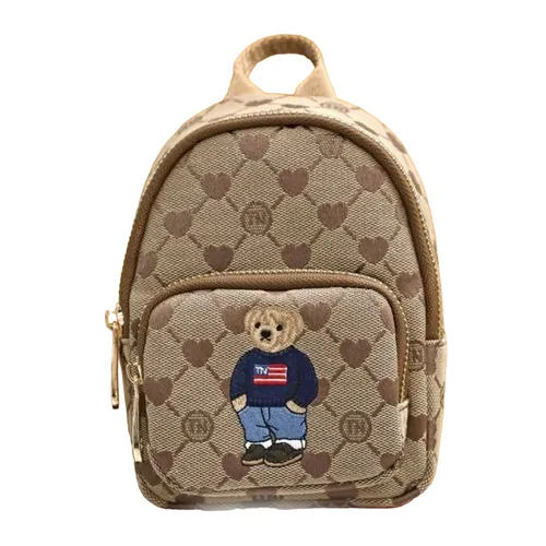 Balo Mini Nữ TTWN BEAR TN3685 Màu Nâu