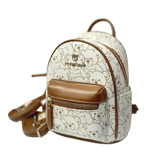 Balo Nữ TTWN BEAR Mini TN3168 Màu Be Nâu Size S