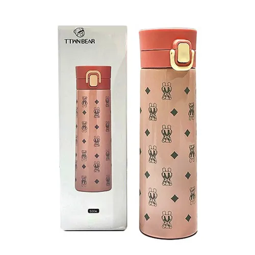 Bình Giữ Nhiệt TTWN BEAR BWB2007 Màu Hồng 500ml - Cốc - Vua Hàng Hiệu
