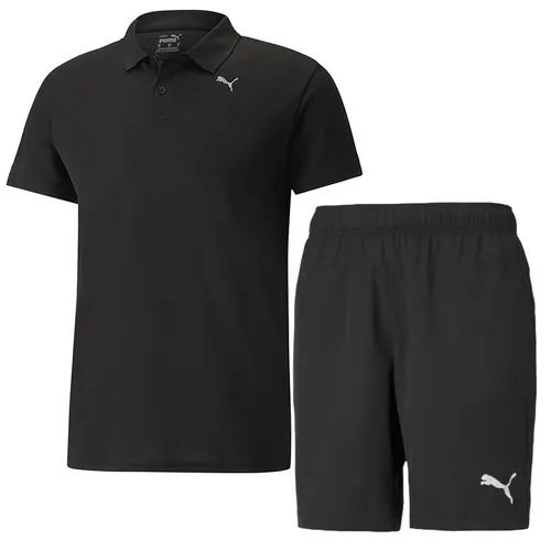 Bộ Quần Áo Cộc Tay Nam Puma Polo Active Woven 9 Inch Shorts Black 521933-01/588885-01 Màu Đen Size M - Thời trang - Vua Hàng Hiệu