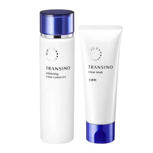 Mỹ phẩm - Combo Nước Hoa Hồng Transino Whitening Clear Lotion 150ml + Sữa Rửa Mặt Transino Clear Wash 100g - Vua Hàng Hiệu