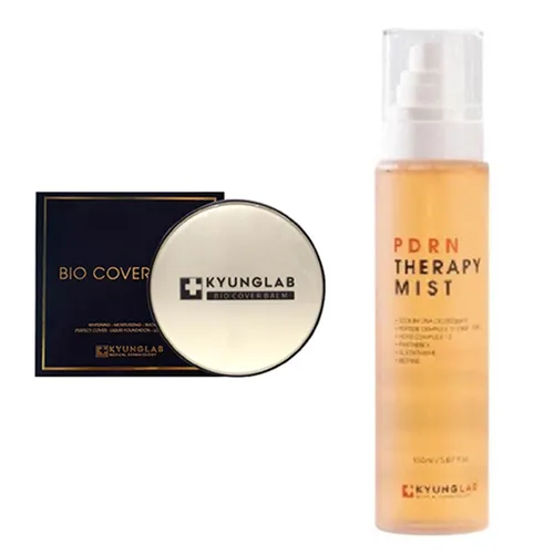 Trang điểm Kyung lab - Combo Phấn Nước Kyung Lab Cushion Bio Cover Balm 15g Và Xịt Khoáng Dưỡng Ẩm Pdrn Therapy Mist 150ml - Vua Hàng Hiệu