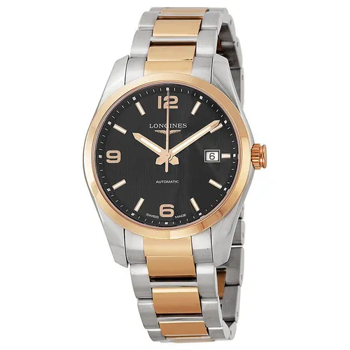 Đồng hồ Nam Vàng - Bạc Thép không gỉ - Đồng Hồ Nam Longines Conquest Classic L2.785.5.56.7 Màu Vàng Bạc - Vua Hàng Hiệu