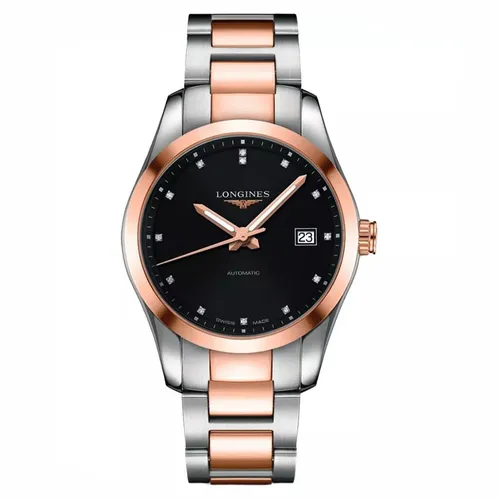 Longines - Đồng Hồ Nam Longines Conquest Classic L2.785.5.58.7 Màu Bạc Phối Vàng Hồng - Vua Hàng Hiệu