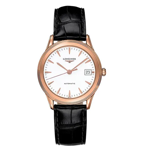 Đồng Hồ Nam Longines Flagship Watch L4.774.8.22.2 Màu Đen - Đồng hồ - Vua Hàng Hiệu
