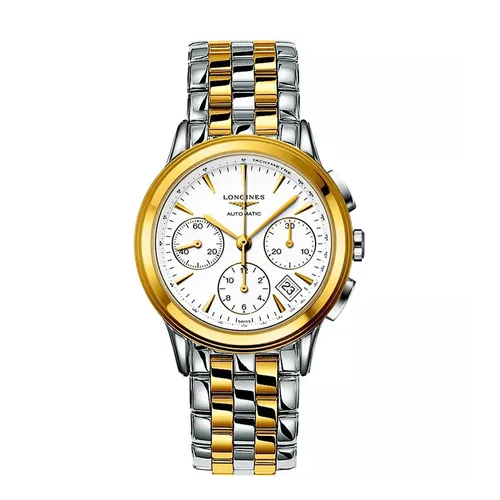 Đồng hồ - Đồng Hồ Nam Longines Flagship Watch L4.803.3.22.7 Màu Vàng/Bạc - Vua Hàng Hiệu