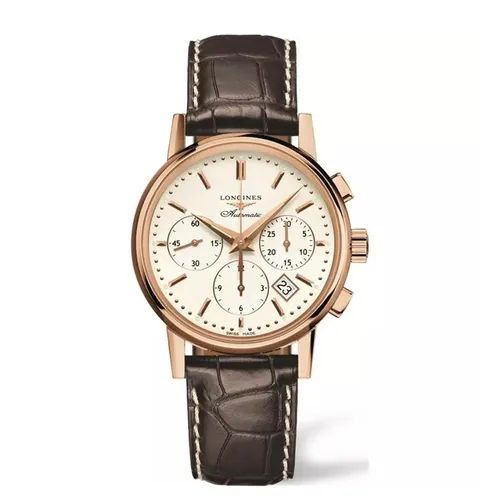 Đồng Hồ Nam Longines Heritage Watch L2.733.8.72.2 Màu Nâu - Đồng hồ - Vua Hàng Hiệu