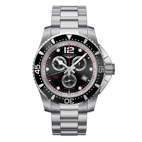 Đồng hồ - Đồng Hồ Nam Longines L3.843.4.56.6 Màu Bạc Đen - Vua Hàng Hiệu