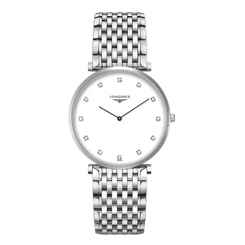 Đồng hồ - Đồng Hồ Nam Longines La Grande Watch L4.766.4.17.6 Màu Bạc - Vua Hàng Hiệu