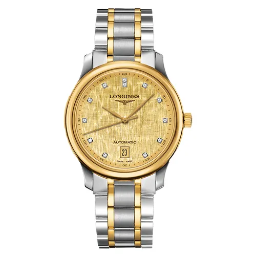Đồng hồ Nam Vàng - Bạc Thép không gỉ - Đồng Hồ Nam Longines Master L2.628.5.38.7 Màu Vàng Bạc - Vua Hàng Hiệu