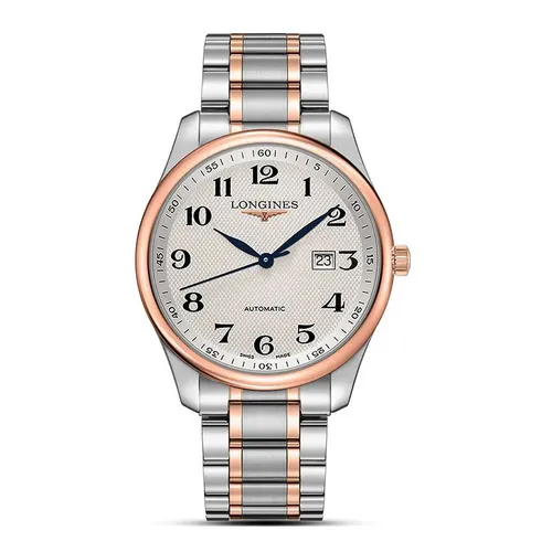 Longines - Đồng Hồ Nam Longines Master Watch L2.628.5.79.7 Màu Vàng Hồng/Bạc - Vua Hàng Hiệu