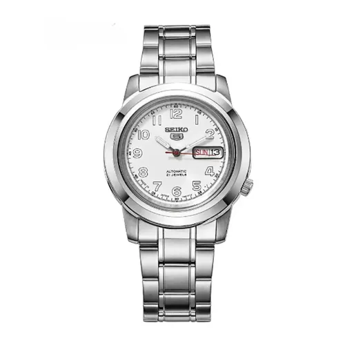 Đồng Hồ Nam Seiko 5 Automatic Handwinding SNKK33K1 Màu Bạc