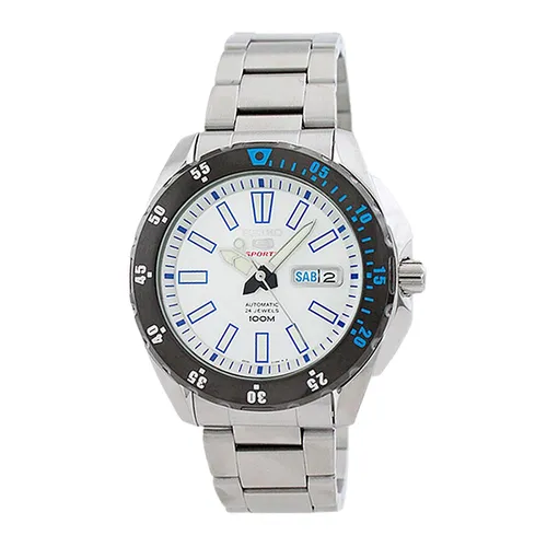 Đồng Hồ Nam Seiko 5 Sport Automatic Handwinding SRP359K1 Màu Bạc Đen
