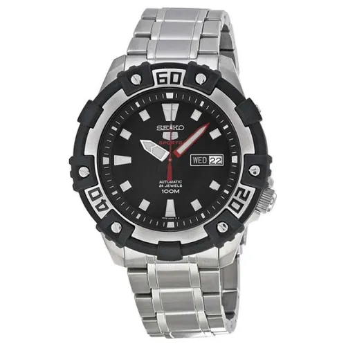 Đồng Hồ Nam Seiko 5 Sport Automatic SRP471K1 Màu Bạc Đen