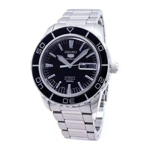 Đồng Hồ Nam Seiko 5 Sports Automatic SNZH55J1 Màu Bạc Đen