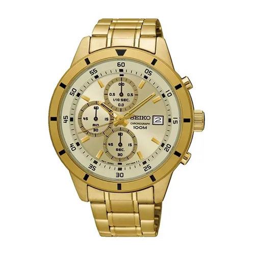 Đồng Hồ Nam Seiko Chronograph SKS566P1 Màu Vàng