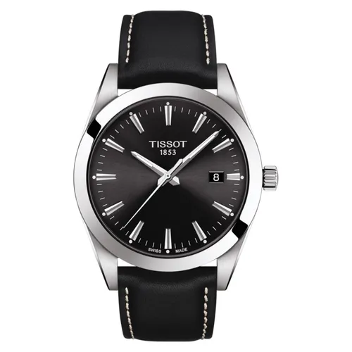Đồng hồ - Đồng Hồ Nam Tissot Gentleman Watch T127.410.16.051.00 Màu Đen Bạc - Vua Hàng Hiệu
