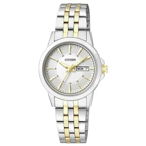 Citizen - Đồng Hồ Nữ Citizen Quartz Silver Dial Women Watch EQ0608-55A Màu Bạc - Vua Hàng Hiệu
