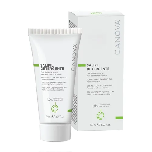 Canova - Gel Rửa Mặt Ngừa Mụn Canova Salipil Detergente Purifying Cleansing Gel 150ml - Vua Hàng Hiệu