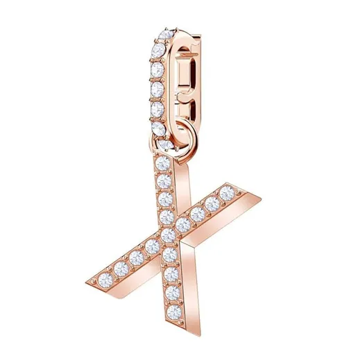 Hạt Vòng Charm Swarovski  Remix Chữ X 5440510 Màu Vàng Hồng