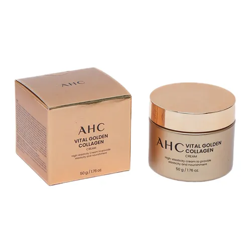 Mỹ phẩm AHC - Kem Dưỡng Hỗ Trợ Ngăn Ngừa Lão Hóa Da AHC Vital Golden Collagen Cream 50g - Vua Hàng Hiệu