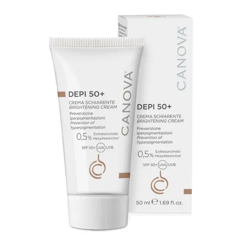 Canova - Kem Hỗ Trợ Làm Mờ Nám Sáng Da Ban Ngày Canova Depi 50+ Lightening Cream 50ml - Vua Hàng Hiệu