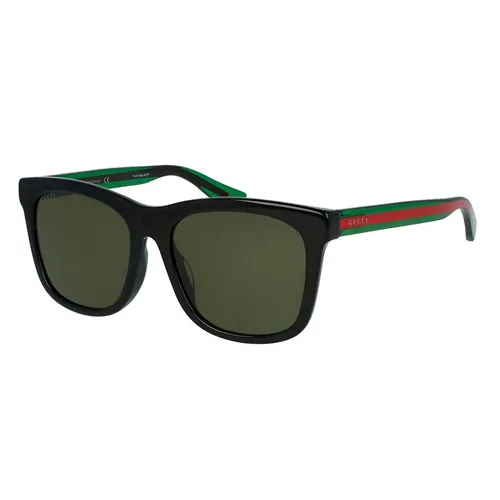 Kính mắt - Kính Mát Gucci Green Square Sunglasses GG0057 002 56 Màu Xanh Lá - Vua Hàng Hiệu