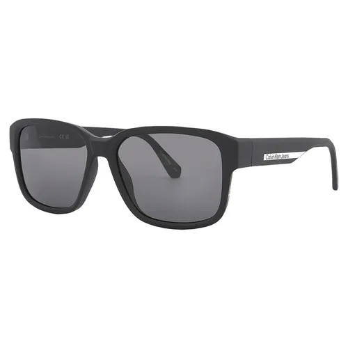 Kính Mát Nam Calvin Klein CK Matte Black Sunglasses CKJ21631S-002 Màu Đen