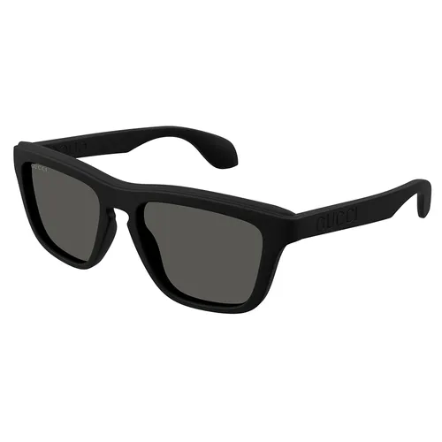 Kính Mát Nam Gucci GG1571S-001 Lettering Màu Đen Xám Size 55 - Kính mắt - Vua Hàng Hiệu