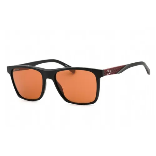 Kính Mát Nam Lacoste Black Frame Brown Lenses 57mm Sunglasses L900S 002 56 Màu Nâu Đen - Kính mắt - Vua Hàng Hiệu