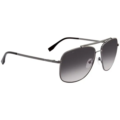 Kính Mát Nam Lacoste Grey Rectangular Men Sunglasses L188S 033 59 Màu Xám