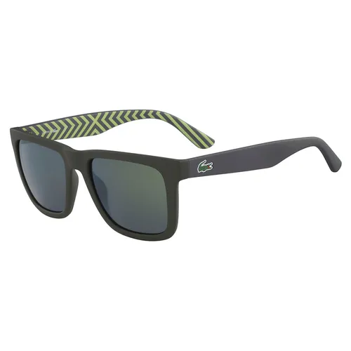 Kính Mát Nam Lacoste Grey Square Men Sunglasses L750S 318 54 Màu Xám Xanh