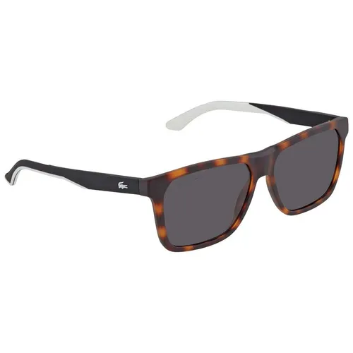 Kính Mát Nam Lacoste Grey Square Men Sunglasses L972S 230 57 Màu Xám Đồi Mồi