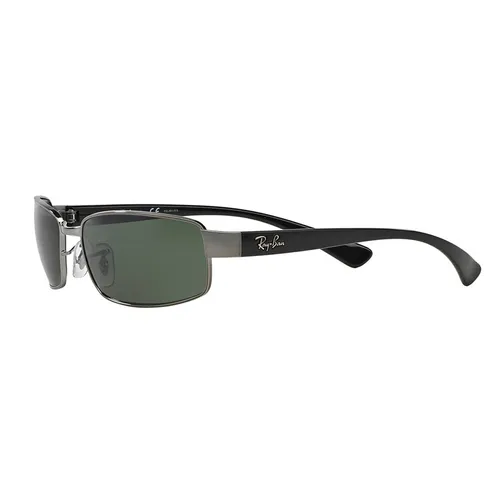 Kính Mát Nam Rayban Rectangular Polarized Sunglasses RB3364 004/58 62 Màu Xanh Green