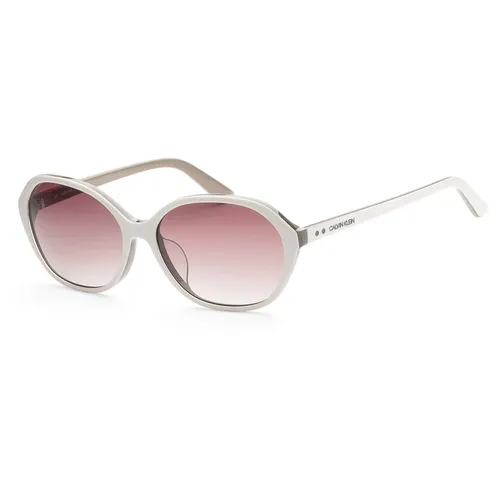 Kính mắt Calvin Klein Mỹ - Kính Mát Nữ Calvin Klein CK Cream Taupe Sunglasses CK18524SA-107 Màu Kem - Vua Hàng Hiệu