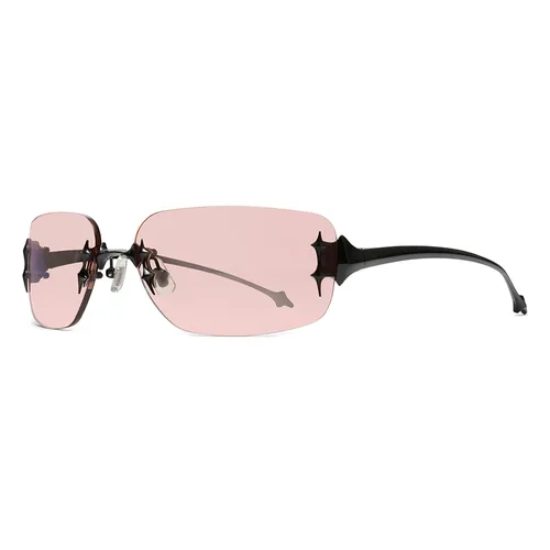 Kính mắt - Kính Mát Nữ Gentle Monster TTL 01 Sunglasses Màu Đen Hồng - Vua Hàng Hiệu
