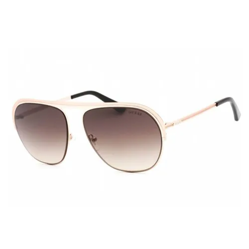 Kính mắt - Kính Mát Nữ Guess Gradient Brown Pilot Ladies Sunglasses GU5226-32F-59 Màu Nâu Vàng - Vua Hàng Hiệu