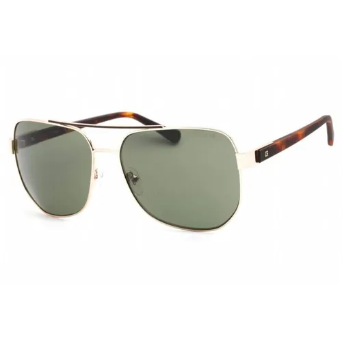 Kính mắt - Kính Mát Nữ Guess GU00015-32N-61 Sunglasses Màu Xanh Havana - Vua Hàng Hiệu