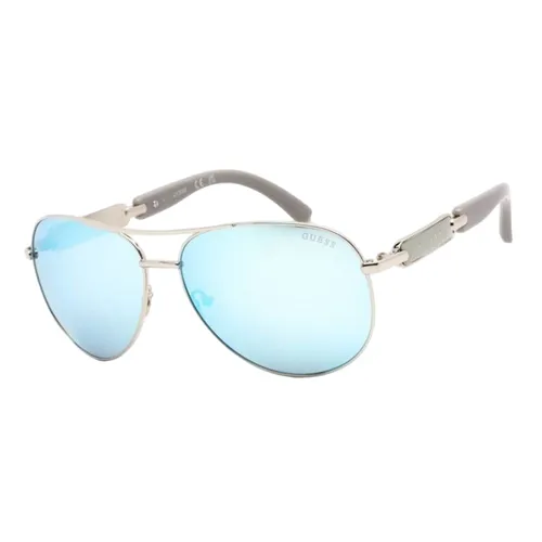 Kính mắt - Kính Mát Nữ Guess GU7295-06X-60 Sunglasses Màu Xanh Dương - Vua Hàng Hiệu