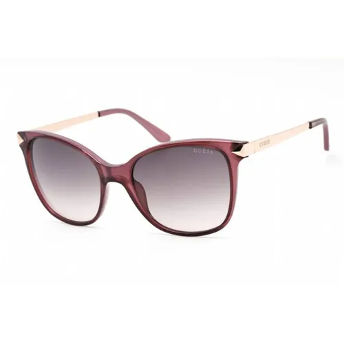 Kính mắt - Kính Mát Nữ Guess GU7657-81Z-56 Sunglasses Màu Tím Mận - Vua Hàng Hiệu