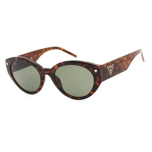 Kính mắt - Kính Mát Nữ Guess GU8249-53N-55 Sunglasses Màu Xanh/ Havana - Vua Hàng Hiệu