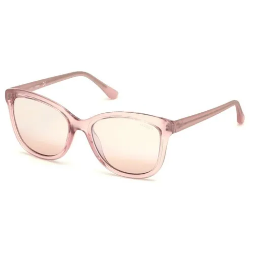Kính Mát Nữ Guess Light Pink Cat Eye Plastic Mirrored Sunglasse GU7628-74U-52 Màu Hồng - Kính mắt - Vua Hàng Hiệu